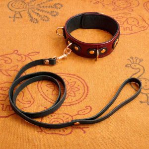 本革仕様人間用の首輪