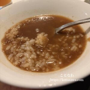 名物スープカレーも出汁が効いていて凄く美味しい